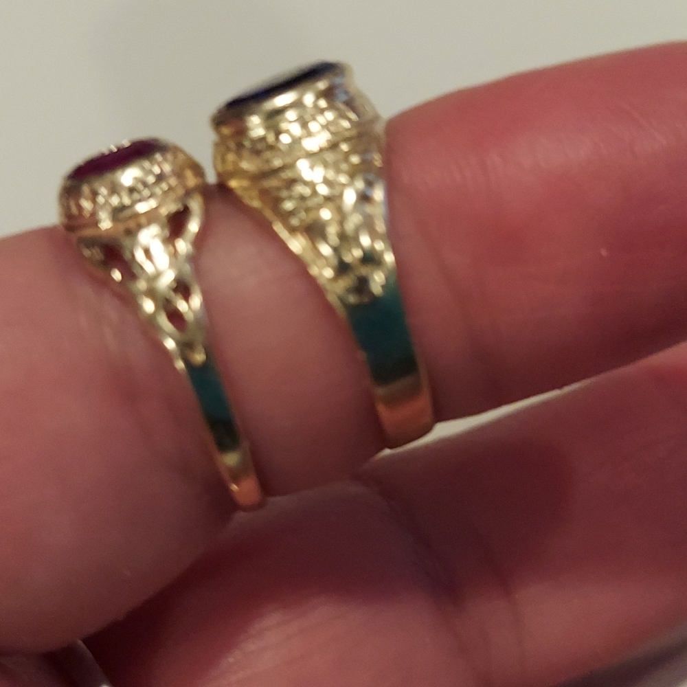 FINALPRICE🔥2ring's Yellow Gold 🤷14k yellow Gold both are BROKEN need to fixed - Picture 17 of 17